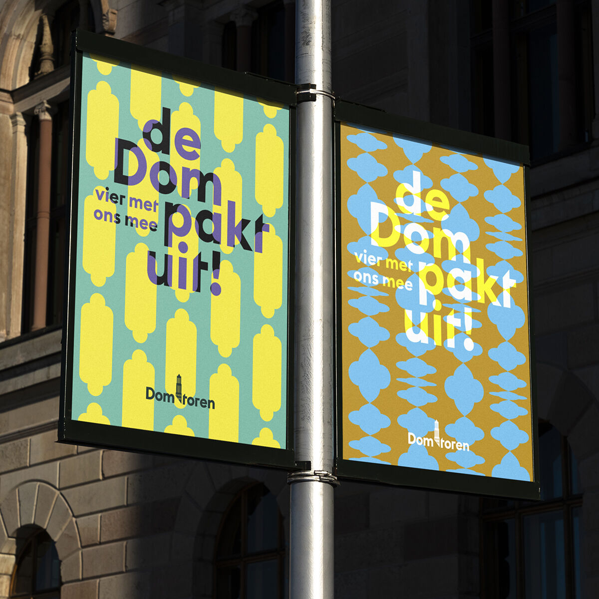 Posters "de Dom pakt uit - vier met ons mee".