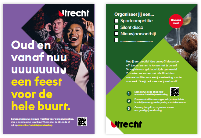 Posters van de Oud en vanaf nuu campagne