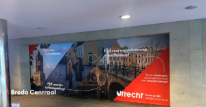 Pop up Neem je tijd campagne Breda Centraal