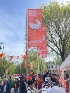 Vlaggen van Koningsdag 2026.